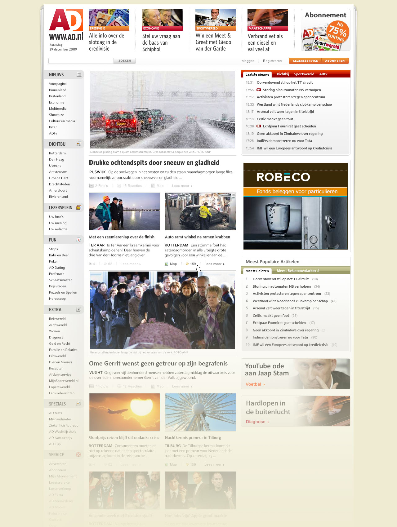 AD.nl Homepage Redesign