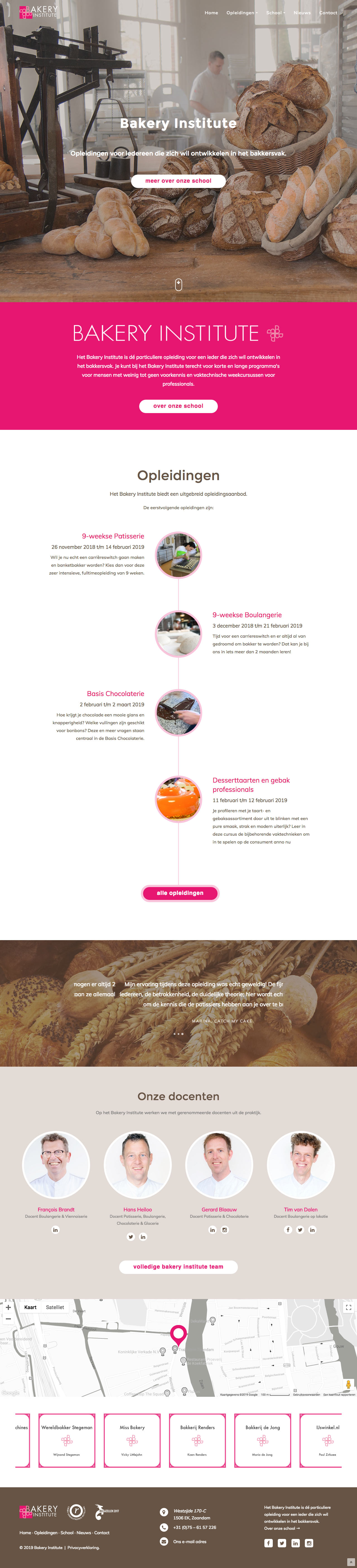 Bakery Institute Homepage