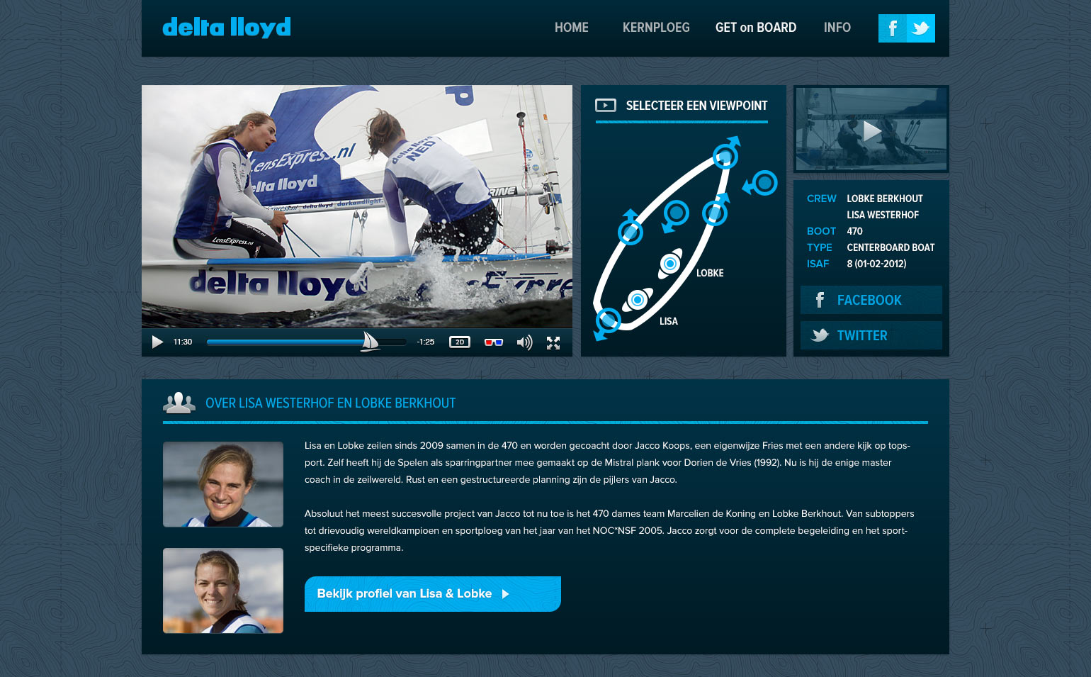Delta Lloyd Zeilen Homepage